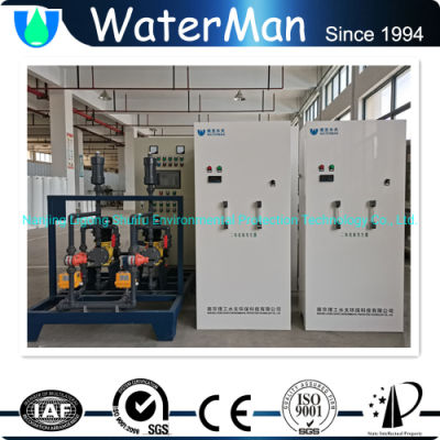 Control 5000g/H del PLC del generador del dióxido de cloro Clo2 de la desinfección del tratamiento de aguas
